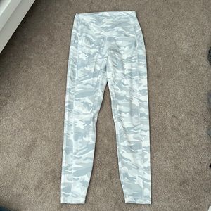 white camo workout leggings